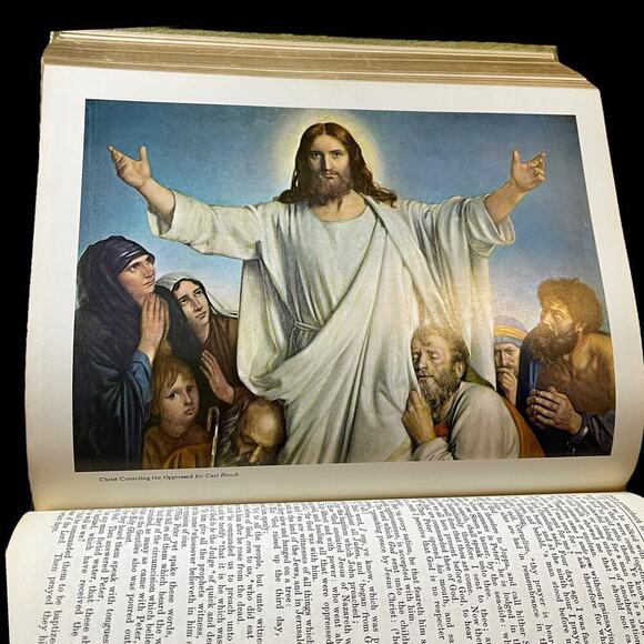 VTG Heirloom Holy Bible Large Authorized or King James Red Letter Edition 1964 - Picture 11 of 16